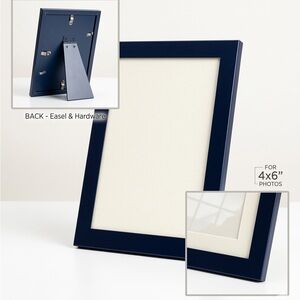 Navy Blue Photo Frame for 4x6 Photos